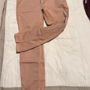 Cropped Ankle Pants in Dusty Rose